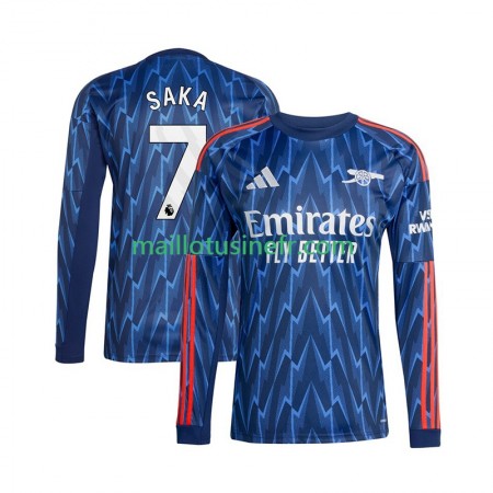 Maillot de Foot Arsenal Bukayo Saka 7 Extérieur 2025-26 Manches Longues